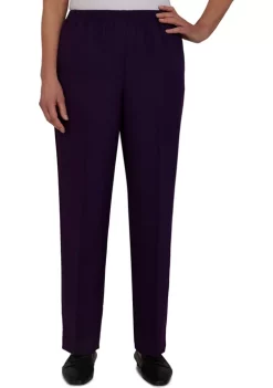 Wholesale 😍 Alfred Dunner 👩 Women's Classics Proportioned Short Pull On Pants ⌛ -Alfred Dunner Sales Belk 103