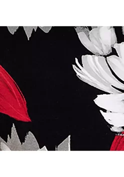 Deals 😉 Alfred Dunner Plus Size Empire State Flower Split Neck 3/4 Sleeve Sweater ⌛ -Alfred Dunner Sales Belk 1038