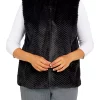Best reviews of ❤️ Alfred Dunner Petite Empire State Chevron Faux Fur Vest 👏