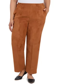 Cheapest 🎉 Alfred Dunner Plus Size Madacascar Pull-On Straight Leg Pants ❤️ -Alfred Dunner Sales Belk 1262