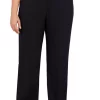 Cheapest ✔️ Alfred Dunner Plus Size Theater District Twill Pull-On Straight Leg Average Length Pants 🥰 -Alfred Dunner Sales Belk 1297