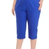 New 🔔 Alfred Dunner Plus Size Cargo Pocket Capris 🧨 -Alfred Dunner Sales Belk 1303