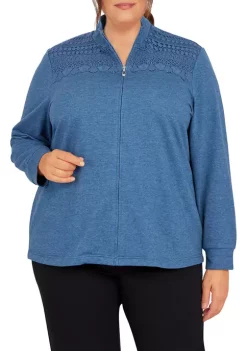 Promo 🧨 Alfred Dunner Plus Size Jacket with Lace ⌛ -Alfred Dunner Sales Belk 1315