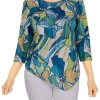 Cheapest 😀 Alfred Dunner Petite Stained Glass Floral Print Top 🎉 -Alfred Dunner Sales Belk 1316