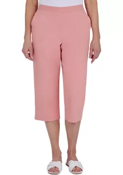 Brand new 💯 Alfred Dunner Petite Twill Pull On Capris ⌛ -Alfred Dunner Sales Belk 1321