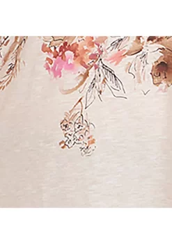 Cheapest 👍 Alfred Dunner Plus Size Stonehenge Crew Neck Watercolor Floral Print Top ⭐ -Alfred Dunner Sales Belk 1351