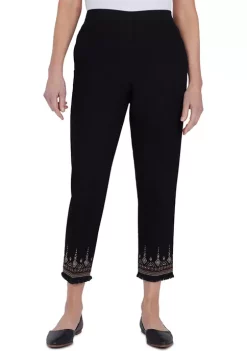 Discount 💯 Alfred Dunner Second Nature Ankle Pants 🎁