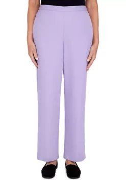 Best deal 🌟 Alfred Dunner 👩 Women's Victoria Falls Corduroy Pull-On Straight Leg Short Length Pants 🎁 -Alfred Dunner Sales Belk 1454