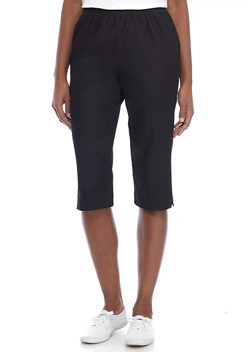 Promo π Alfred Dunner Petite Classic Denim Capris π― 3 Promo π Alfred Dunner Petite Classic Denim Capris π―