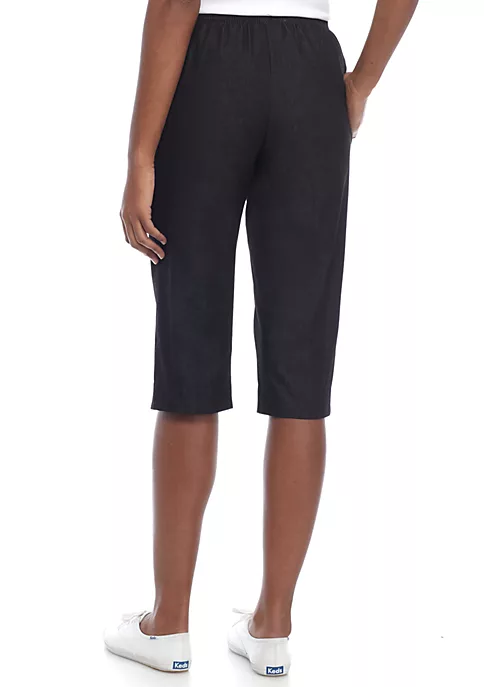 Promo π Alfred Dunner Petite Classic Denim Capris π― 4 Promo π Alfred Dunner Petite Classic Denim Capris π― - Image 2