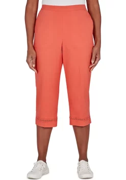 Best deal 🥰 Alfred Dunner Petite Twill Capris ⭐