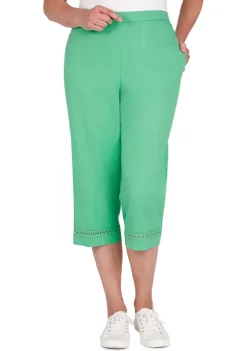 Best deal 🥰 Alfred Dunner Petite Twill Capris ⭐ -Alfred Dunner Sales Belk 1681