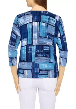 Cheapest 🥰 Alfred Dunner Petite Color Block Knit Sweater 🥰 -Alfred Dunner Sales Belk 1683