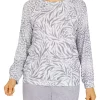 Best Pirce 🎁 Alfred Dunner Petite Floral Park Crew Neck Animal Print Top 😍 -Alfred Dunner Sales Belk 1696