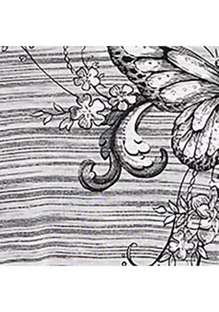 Buy 💯 Alfred Dunner 👩 Women's Checking In Butterfly Scroll Space Dye Top 🎉 -Alfred Dunner Sales Belk 1729