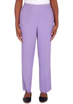 Best Pirce 👍 Alfred Dunner Petite Picture Perfect Microfiber Twill Short Length Pants 🥰 -Alfred Dunner Sales Belk 1738