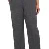 Cheap 😍 Alfred Dunner Plus Size Theater District Mélange Pull-On Straight Leg Average Length Pants 🔔 -Alfred Dunner Sales Belk 1790