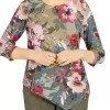 Buy 😍 Alfred Dunner 👩 Women's Floral Soft Knit Top 🎉 -Alfred Dunner Sales Belk 1836