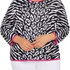 Cheap 🎁 Alfred Dunner Plus Size Theater District Crew Neck 3/4 Sleeve Animal Jacquard Sweater 🌟 -Alfred Dunner Sales Belk 1933