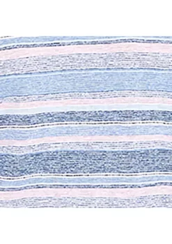 Cheap 🌟 Alfred Dunner 👩 Women's Shenandoah Valley Spliced Crew Neck 3/4 Sleeve Fine Line Stripe Print Top 💯 -Alfred Dunner Sales Belk 2016