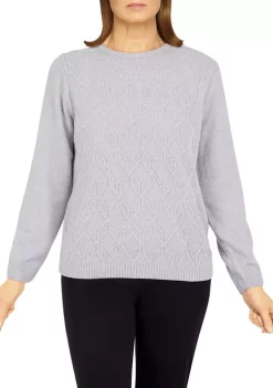 Brand new 🎉 Alfred Dunner 👩 Women's Chenille Cable Stitch Sweater 🤩 -Alfred Dunner Sales Belk 204