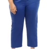 Cheap ❤️ Alfred Dunner Plus Size Sateen Pants - Short Length ⌛ -Alfred Dunner Sales Belk 2067