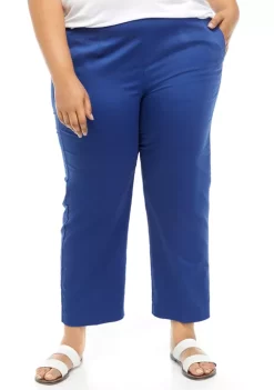 Cheap ❤️ Alfred Dunner Plus Size Sateen Pants - Short Length ⌛