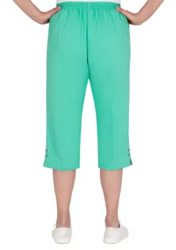 Best deal 🔥 Alfred Dunner Petite Grommet Capris 💯 -Alfred Dunner Sales Belk 2075