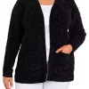 Budget ✨ Alfred Dunner Plus Size Classics Open Front Chenille Cardigan With Pockets ❤️ -Alfred Dunner Sales Belk 213