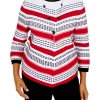 Outlet 🧨 Alfred Dunner 👩 Women's Checking In Textured Chevron Asymmetrical Hem Sweater 👍 -Alfred Dunner Sales Belk 2375