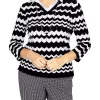 Budget ⌛ Alfred Dunner 👩 Women's Checking In Chevron 2-for-1 Sweater 🤩 -Alfred Dunner Sales Belk 2427