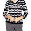 Top 10 ⭐ Alfred Dunner Petite Zig Zag Sweater with Woven Trim 🌟 -Alfred Dunner Sales Belk 2450