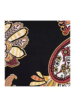 Hot Sale 🎁 Alfred Dunner Plus Size Madagascar Split Neck 3/4 Sleeve Paisley Print Top 🔥 -Alfred Dunner Sales Belk 2638