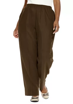 Wholesale 🤩 Alfred Dunner Plus Size Classic Pull On Pants (Average & Short) 🎁 -Alfred Dunner Sales Belk 343