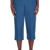 Outlet 🔥 Alfred Dunner Petite Classics Denim Capri Pants 😍