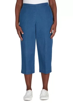 Outlet 🔥 Alfred Dunner Petite Classics Denim Capri Pants 😍 -Alfred Dunner Sales Belk 463
