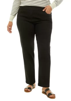 Coupon 🥰 Alfred Dunner Plus Size Stretch Denim Medium Length 👖 Jeans ⭐ -Alfred Dunner Sales Belk 511