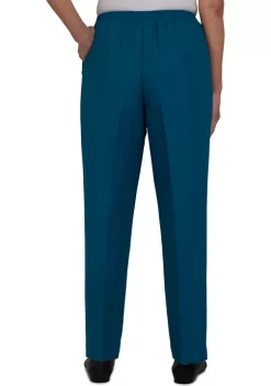 Deals ❤️ Alfred Dunner Petite Classics Proportioned Pull On Pants - Average Length ⭐ -Alfred Dunner Sales Belk 599