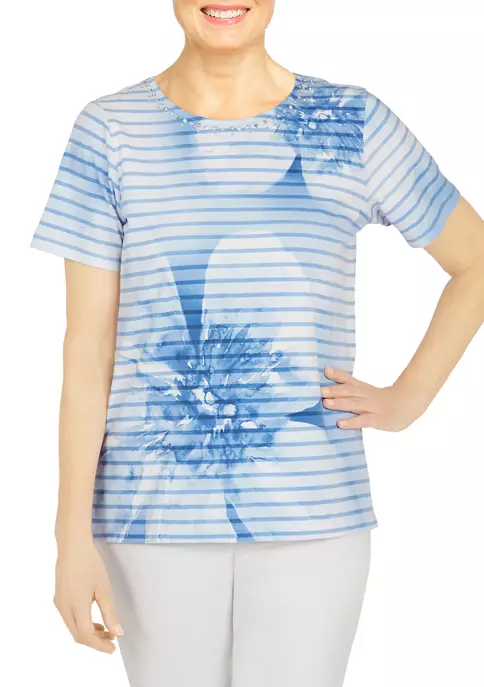 Coupon βοΈ Alfred Dunner Plus Size Short Sleeve Floral Striped Tie Dye T-Shirt π 3 Coupon βοΈ Alfred Dunner Plus Size Short Sleeve Floral Striped Tie Dye T-Shirt π