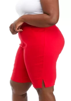 Cheapest 🎉 Alfred Dunner Plus Size Solid Bermuda Shorts 🎁 -Alfred Dunner Sales Belk 635