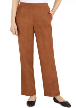 Coupon ✔️ Alfred Dunner Petite Madagascar Pull-On Straight Leg Pants in Short Length 😀 -Alfred Dunner Sales Belk 669