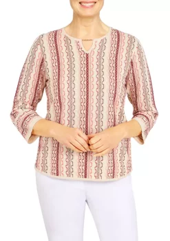 Best reviews of 🔔 Alfred Dunner Petite Sorrento Vertical Texture Sweater ⌛