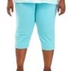 Wholesale 💯 Alfred Dunner Plus Size Twill Capris 😀