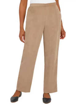 Best Pirce ✨ Alfred Dunner Petite Stonehenge Corduroy Pull-On Straight Leg Short Length Pants 🎉 -Alfred Dunner Sales Belk 751