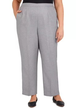 Cheap 🎁 Alfred Dunner Plus Size Herringbone Proportioned Medium Pants 🥰 -Alfred Dunner Sales Belk 770