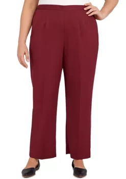 Budget 💯 Alfred Dunner Plus Size Classic Fit Fineline Twill Pants 💯 -Alfred Dunner Sales Belk 877