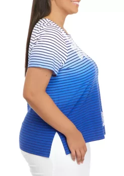 Top 10 ✔️ Alfred Dunner Plus Size Floral Print Top 😉 -Alfred Dunner Sales Belk 887