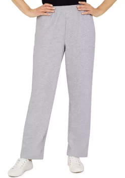 Wholesale 👏 Alfred Dunner Petite Floral Park French Terry Pull-On Straight Leg Regular Length Pants 🔥 -Alfred Dunner Sales Belk 901