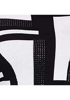 Best deal 😀 Alfred Dunner Plus Size Empire State Mock Neck Long Sleeve Geometric Sweater ✔️ -Alfred Dunner Sales Belk 930