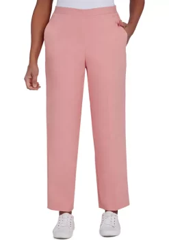Flash Sale 🧨 Alfred Dunner 👩 Women's Isle of Capri Proportion Pants 😉